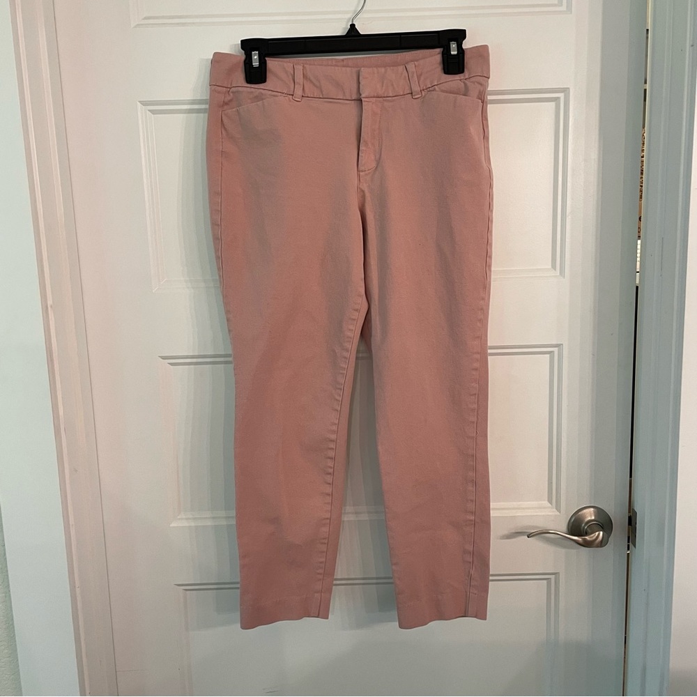 Old Navy Light Pink Pixie Ankle Pants